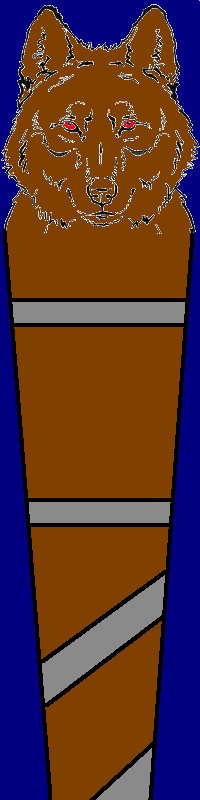 Merlin walking stick